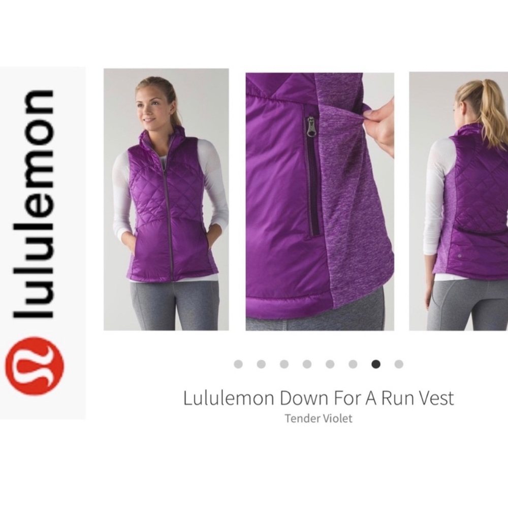 LuLuLemon Down For a Run Tender Violet Sz 4
